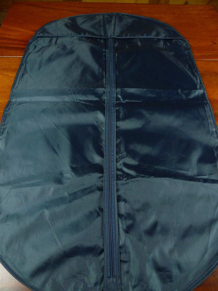 26/1095 immaculate gieves & hawkes savile row bespoke woven blue suit bag carrier