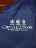 26/1094 immaculate gieves & hawkes savile row bespoke blue suit bag carrier