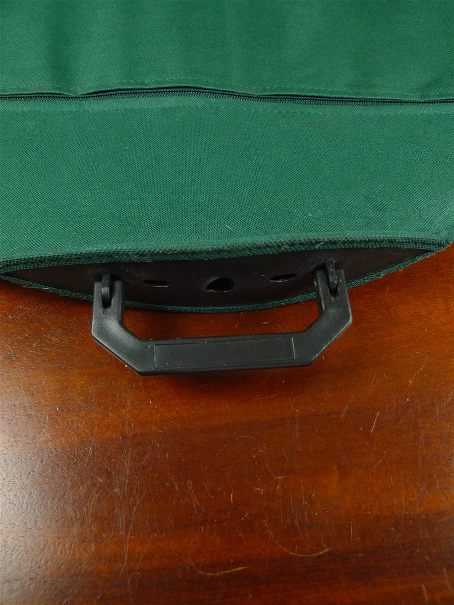 26/1096 immaculate ede & ravenscroft woven green suit bag carrier