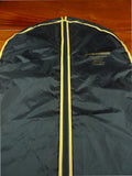 26/1100 immaculate denman & goddard savile row bespoke black & gold suit bag carrier