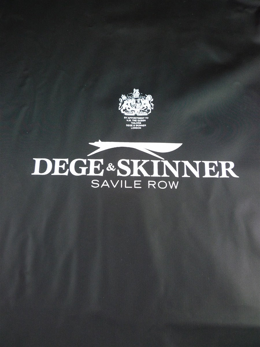 26/1121 immaculate dege & skinner savile row bespoke black suit bag carrier