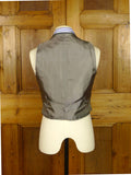 26/1123 immaculate 1950s vintage bespoke tailored grey pick weave morning wasitcoat 36