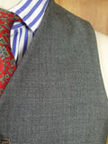 26/1123 immaculate 1950s vintage bespoke tailored grey pick weave morning wasitcoat 36
