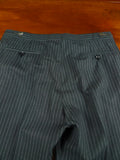 26/1118 vintage 1982 savile row bespoke grey pin-stripe worsted & mohair suit 40 regular