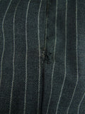 26/1118 vintage 1982 savile row bespoke grey pin-stripe worsted & mohair suit 40 regular