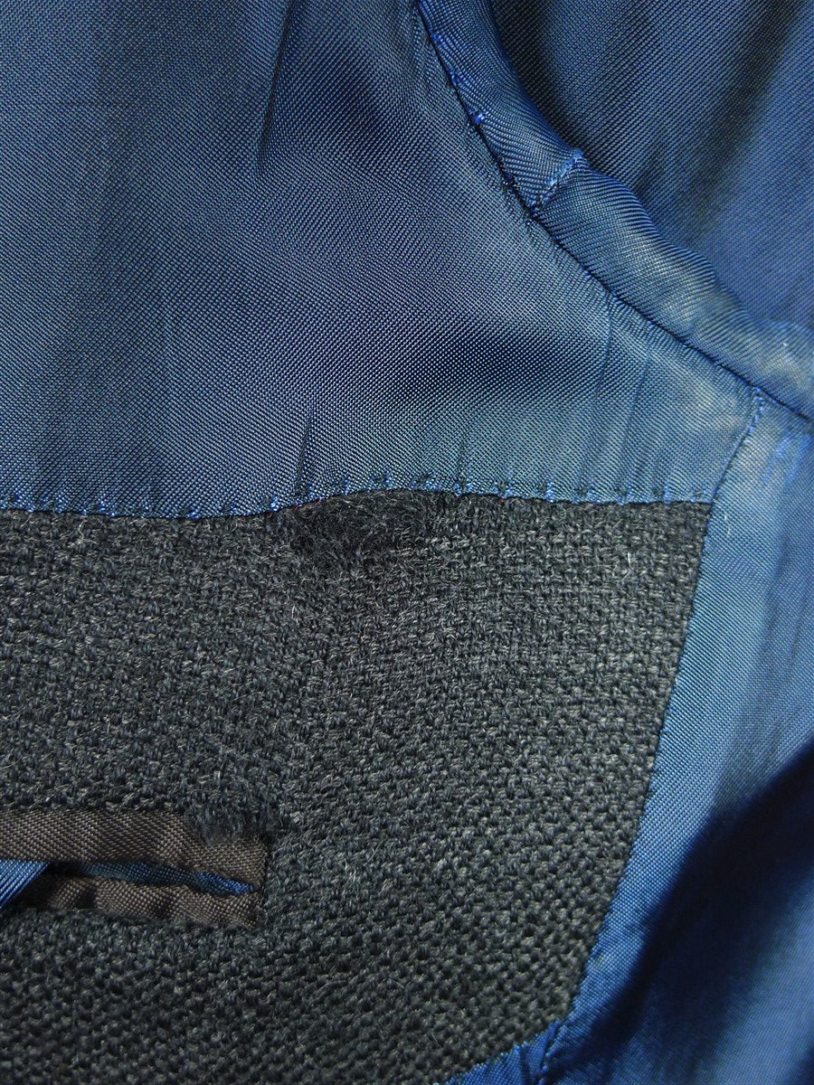 26/1110 near immaculate ede & ravenscroft grey wool sports jacket blazer w/ horn buttons (rrp £400) 40 regular