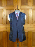 26/1111 near immaculate ede & ravenscroft 2-tone teal blue weave wool suit (rrp £795) 40 regular
