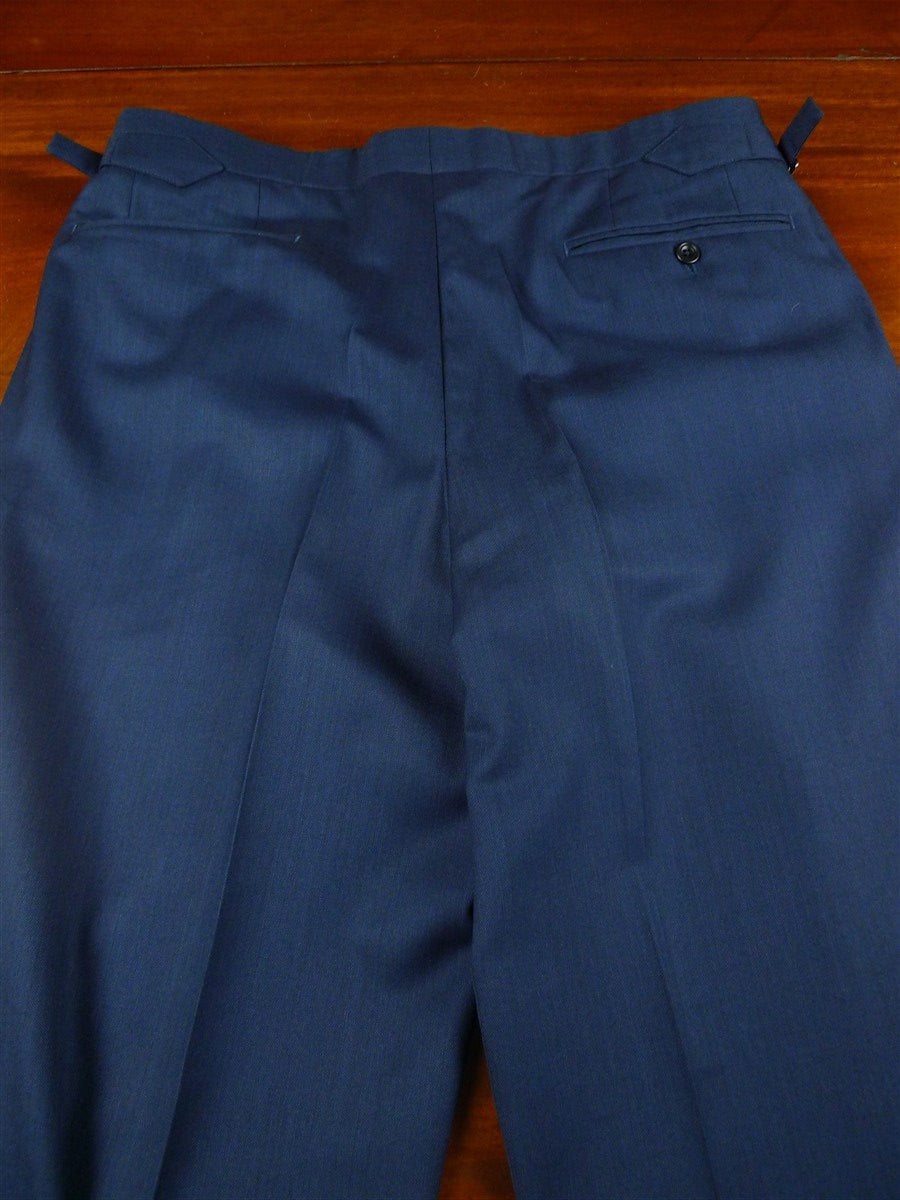 26/1111 near immaculate ede & ravenscroft 2-tone teal blue weave wool suit (rrp £795) 40 regular