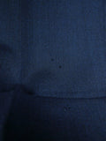 26/1111 near immaculate ede & ravenscroft 2-tone teal blue weave wool suit (rrp £795) 40 regular