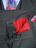 26/1106 apsley mayfair 2010 bespoke canvassed grey worsted 3-piece suit 38 regular