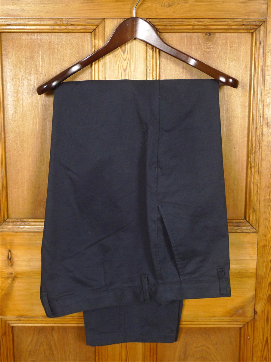 26/1115 community clothing (patrick grant of norton & sons) navy blue relaxed heavyweight cotton twill chino (rrp £125) 42
