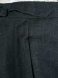 26/1124 h. huntsman & sons 2003 savile row bespoke grey worsted trouser 38