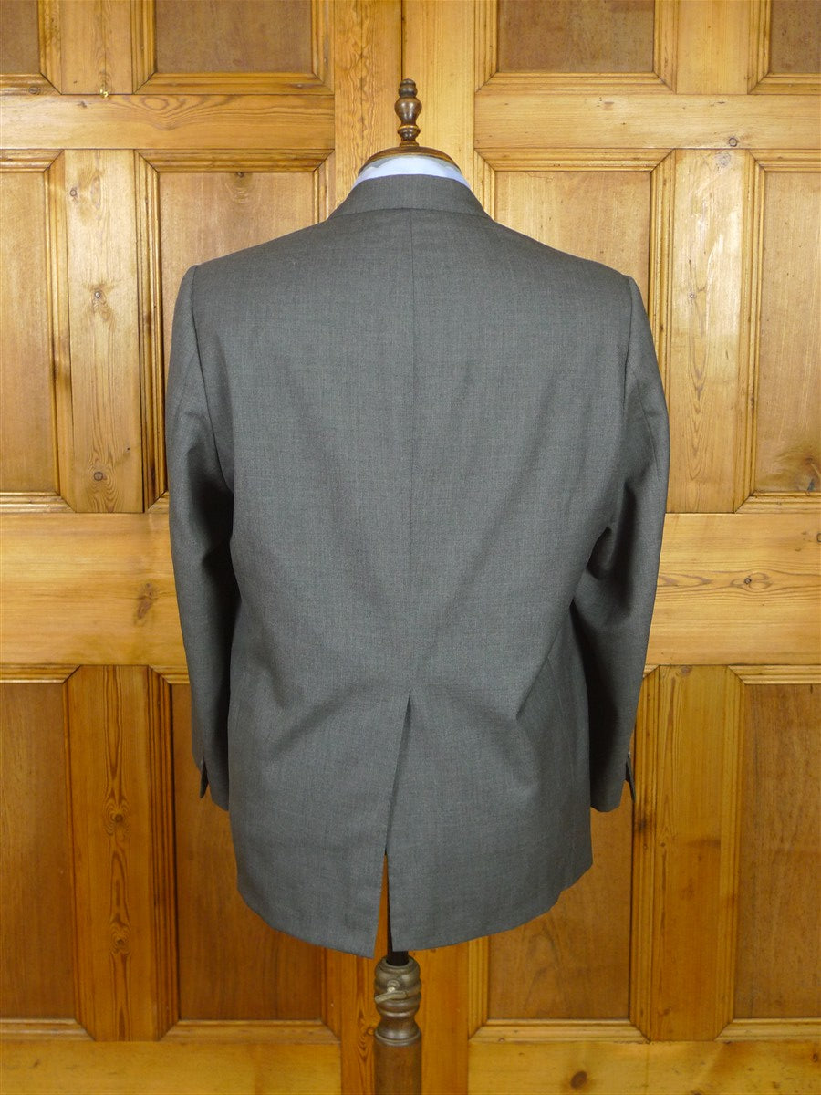 26/1129 immaculate vintage airey & wheeler savile row bespoke grey worsted & mohair suit 48 short