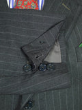 26/1127 vintage airey & wheeler savile row bespoke grey pin-stripe worsted & mohair suit 48 short