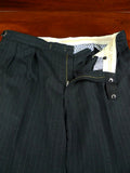 26/1127 vintage airey & wheeler savile row bespoke grey pin-stripe worsted & mohair suit 48 short