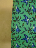 26/1158 holland & holland british gunmaker pheasant pattern green / blue shooting country sports silk tie