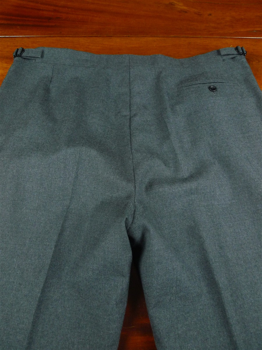 26/1139 immaculate cordings of piccadilly grey worsted flannel suit 48 regular