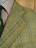 26/1155 immaculate vintage british green wp check tweed shooting jacket 42-43 regular
