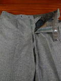 26/1153 wonderful vintage maurice sedwell savile row bespoke grey / blue herringbone tweed suit 41-42 regular to long