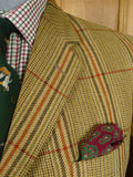 26/1168 vintage heavyweight tailormade john g hardy alsport cloth tweed hacking jacket w/ ghillie collar 41-42 regular