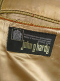 26/1168 vintage heavyweight tailormade john g hardy alsport cloth tweed hacking jacket w/ ghillie collar 41-42 regular