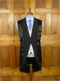 26/1169 immaculate vintage 1966 maurice sedwell savile row bespoke black wool morning coat 37 long