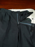 26/1171 immaculate vintage bespoke tailored grey worsted trouser 38-42
