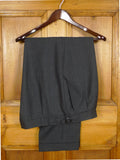 26/1171 immaculate vintage bespoke tailored grey worsted trouser 38-42